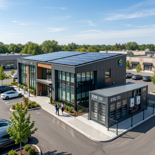 Batterie solaire entreprise