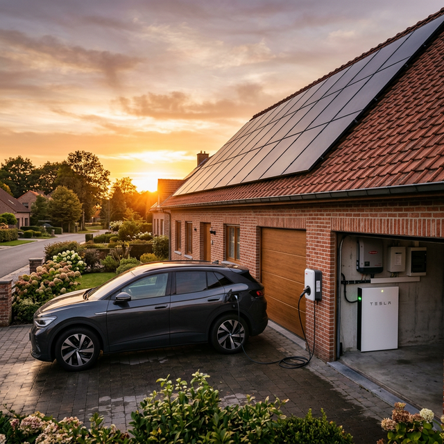 Voiture électrique batterie solaire