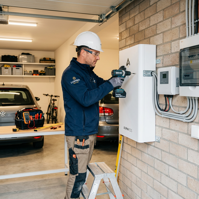 Installation batterie solaire maison