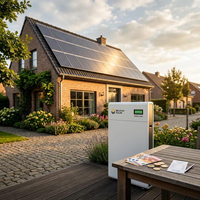 Prix batterie solaire Belgique 2026